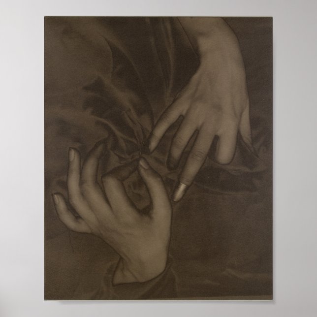 Poster Alfred Stieglitz-Georgia O’Keeffe Photo Mains (Devant)
