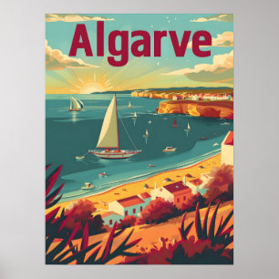 Poster Algarve Vintage