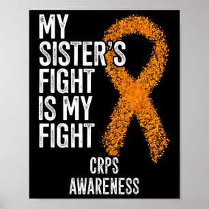 Poster Algodystrophie Mon combat de soeur est mon combat 