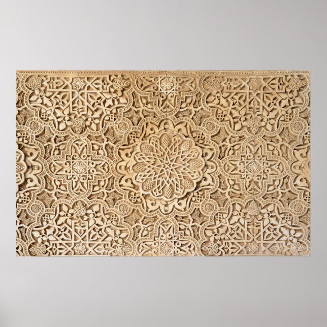 Poster Alhambra motif (Devant)