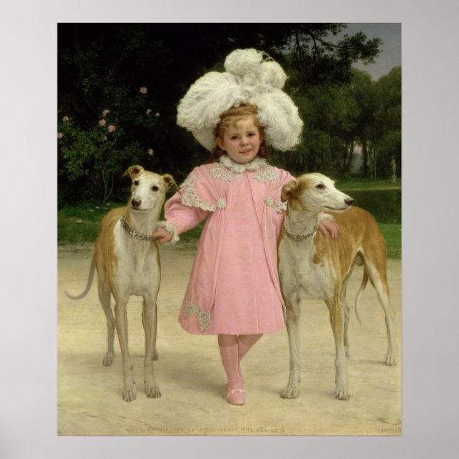 Poster Alice Antoinette de la Mar, cinq ans (Devant)