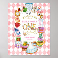 Alice au Pays des Merveilles 1er anniversaire Bien
