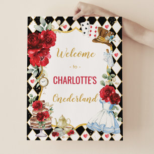 Poster Alice au pays des merveilles 1er anniversaire Tea 