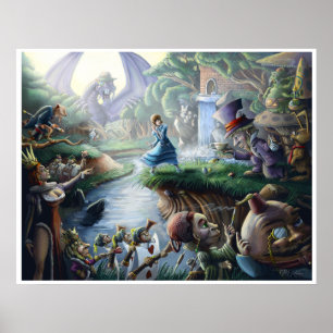 Poster Alice Au Pays Des Merveilles : Chaos Contrôlé