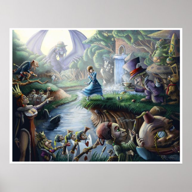 Poster Alice Au Pays Des Merveilles : Chaos Contrôlé (Devant)