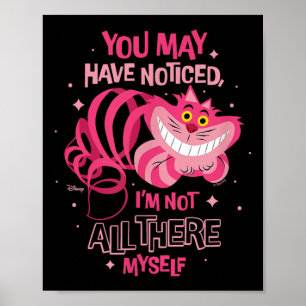 Poster Alice Au Pays Des Merveilles - Cheshire Chat Pas T