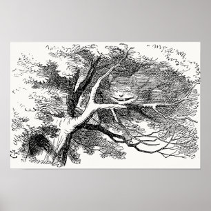 Poster Alice au pays des merveilles - Cheshire Chat s'est