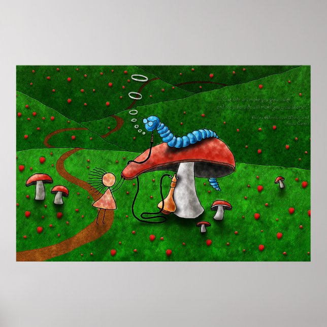 Poster Alice au pays des merveilles - Conseils d'une chen (Devant)