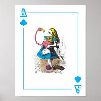 Poster Alice au pays des merveilles - Grande carte de jeu