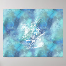 Alice au pays des merveilles Lapin blanc Impressio