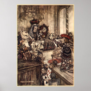 Poster Alice au pays des merveilles par Arthur Rackham