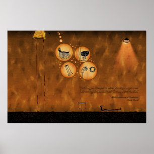 Poster Alice au pays des merveilles - plus curieux et