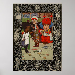 Poster Alice Au Pays Des Merveilles Qui A Volé Les Tartes