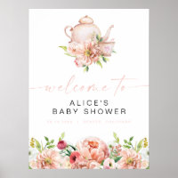 ALICE Blush Floral Baby Tea Party Bienvenue