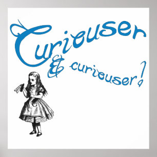 Poster Alice Citation avec image