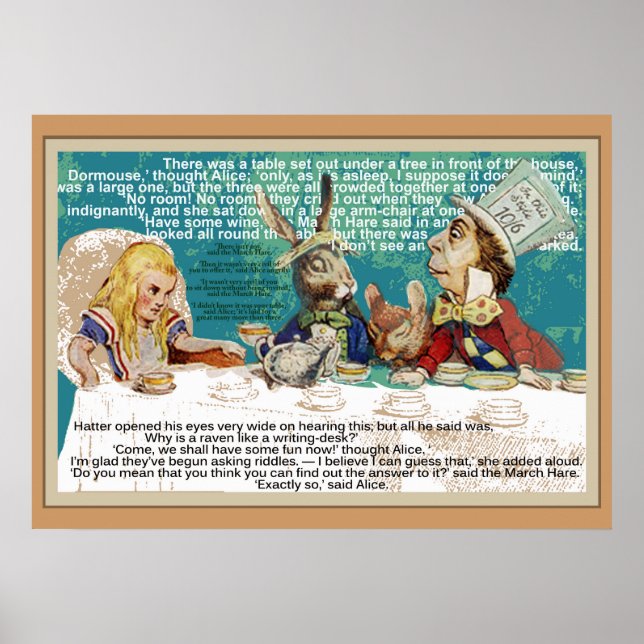 Poster Alice et la fête du thé de la haine (Devant)