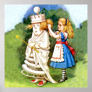 Poster Alice et la reine blanche au pays des merveilles