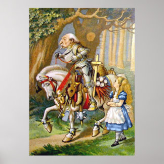 Poster Alice et le chevalier blanc au pays des merveilles