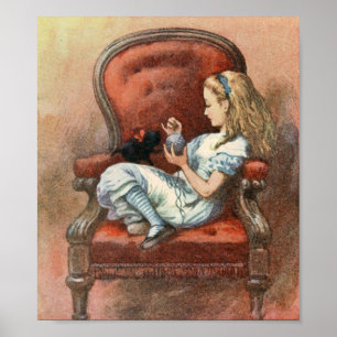 Poster Alice et son chaton