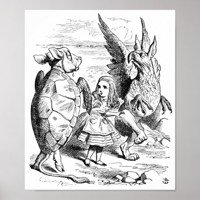 Poster Alice, le Griffin et la Fausse Turtle Dance (Devant)