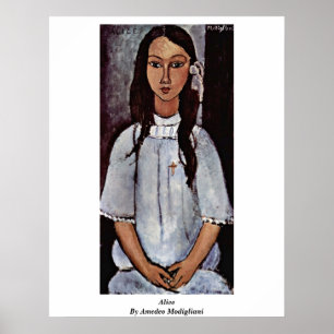 Poster Alice Par Amedeo Modigliani