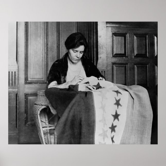 Poster Alice Paul, Drapeau du Suffrage, années 1910 (Devant)