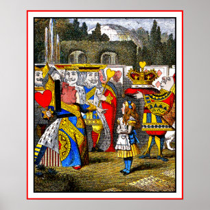 Poster : Alice rencontre la Reine des Coeurs