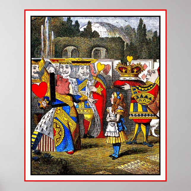 Poster : Alice rencontre la Reine des Coeurs (Devant)