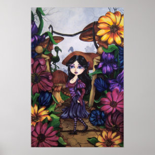 Poster "ALICE" Wonderland Imaginaire Art Imprimer