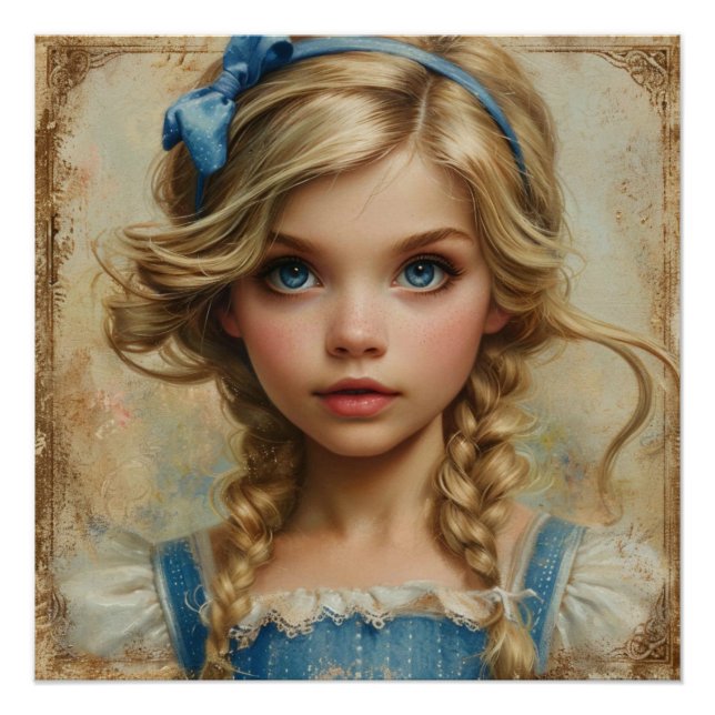 Poster Alice's Wonderland Reverie : Wonderland Whimsy (Devant)