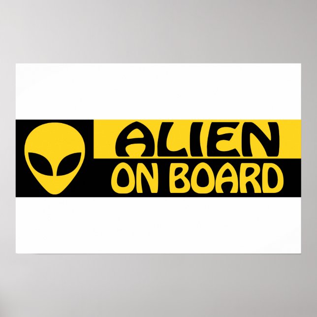 POSTER ALIEN À BORD (Devant)
