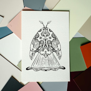 Poster Alien : Coloration Vintage du vaisseau spatial Mot