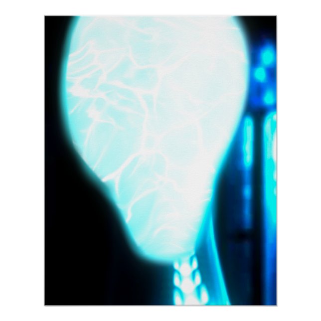 Poster Alien Cosmic Blue Ether (Devant)