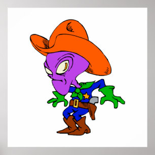 Poster Alien Cowboy
