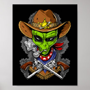 Poster Alien Cowboy