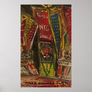 POSTER ALIEN DE TIMES SQUARE