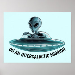 Poster Alien en OVNI