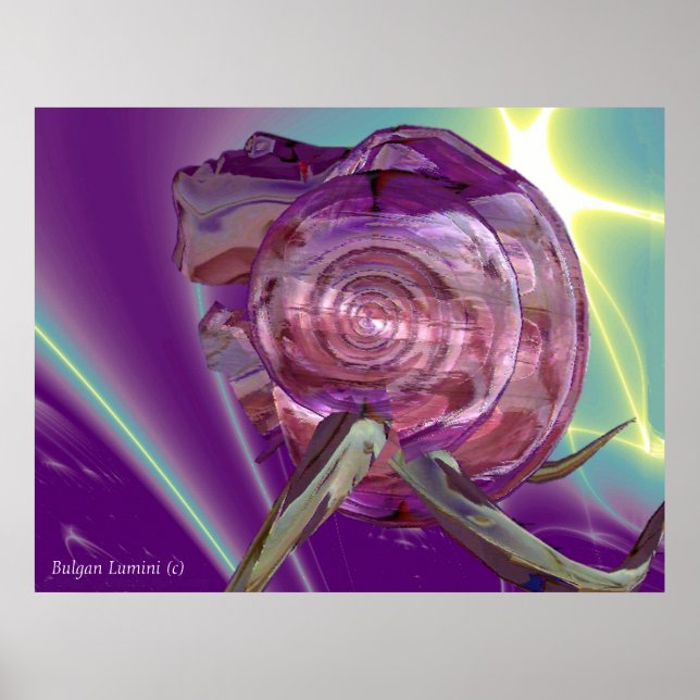 Poster ALIEN NEREIDE, NYMPH D'EAU, ROSE SEASHELL Sci-Fi (Devant)