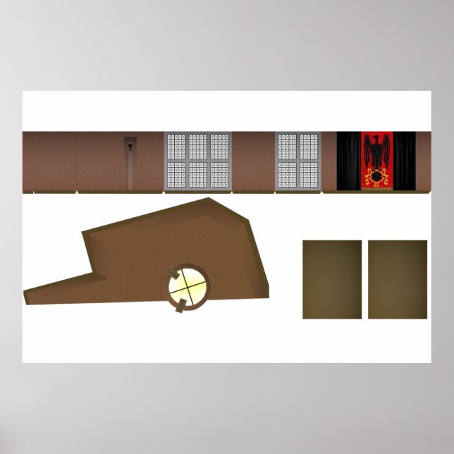 Poster Alien omnipotent Salle de la Cour Diorama (Devant)