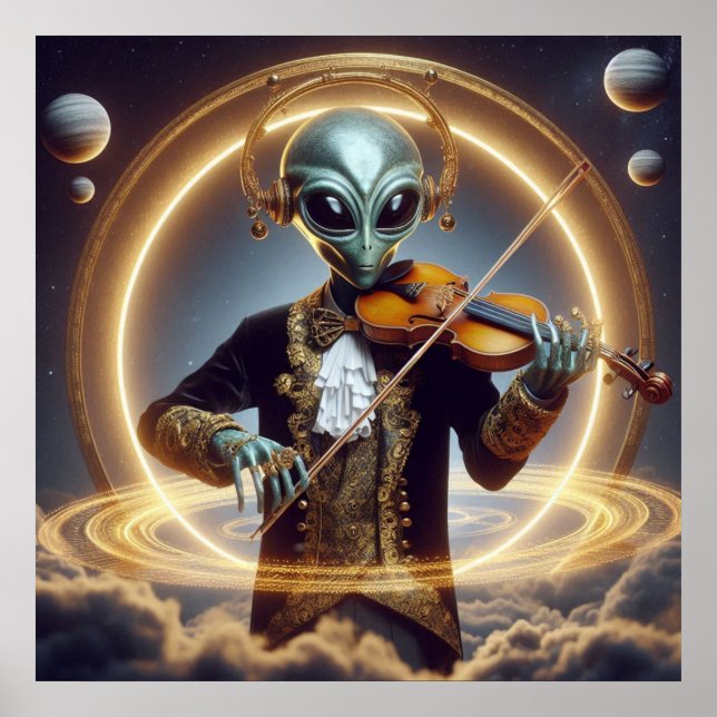 Poster Alien spatial (Devant)