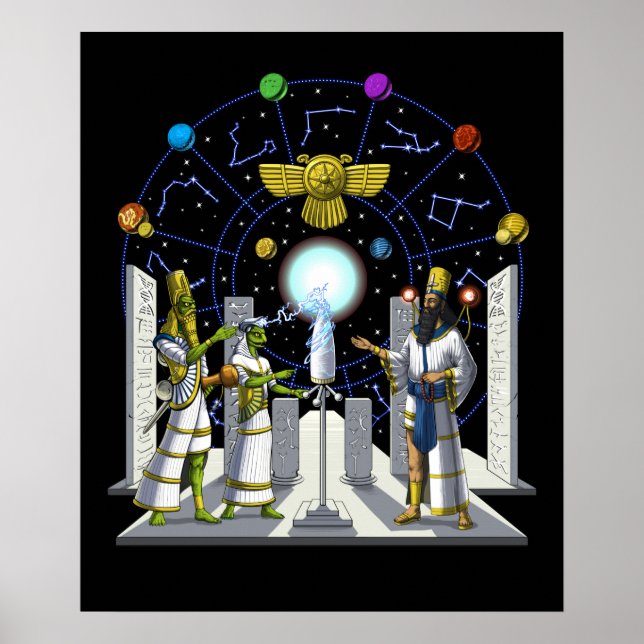 Poster Aliens Anunnaki (Devant)