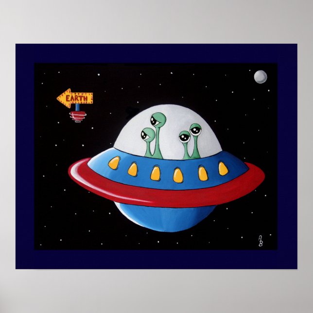 Poster Aliens de la Terre ou du Buste ! (Devant)