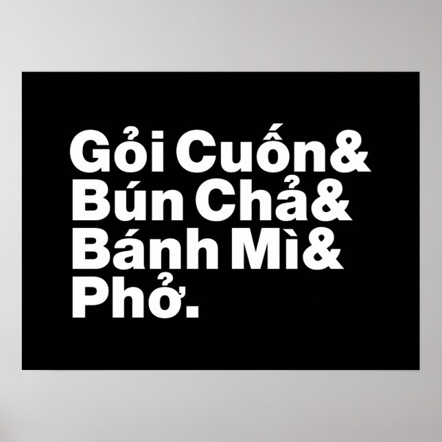 Poster Alimentation de rue vietnamienne (Devant)