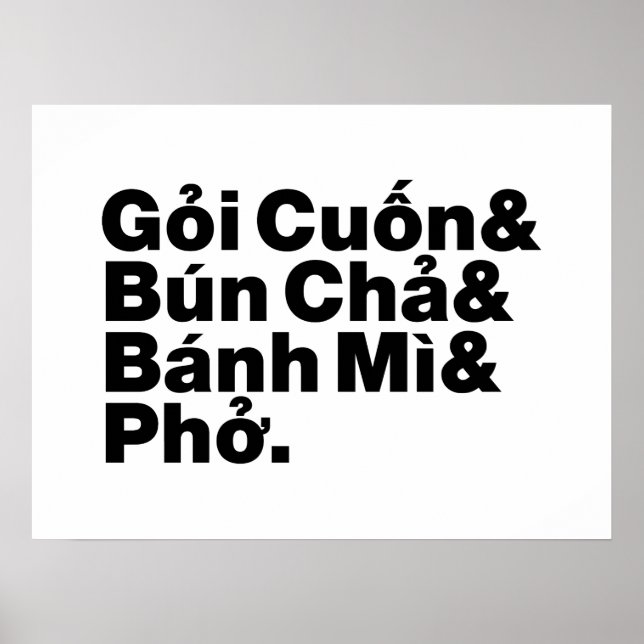 Poster Alimentation de rue vietnamienne (Devant)