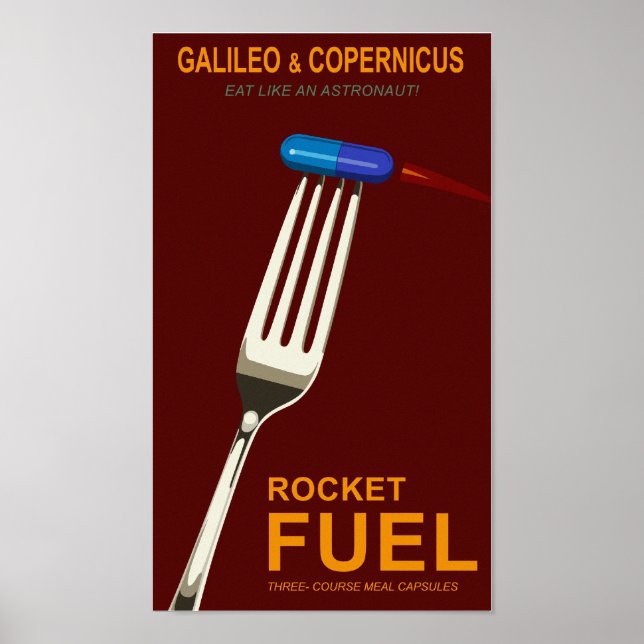 Poster Alimentation spatiale (Devant)