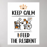 Alimentez le Résident. Assistant en soins infirmie