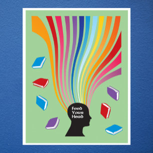 Poster Alimentez Vos Livres En Tête