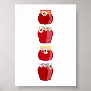 Poster Aliments de canne - Confitures mixtes