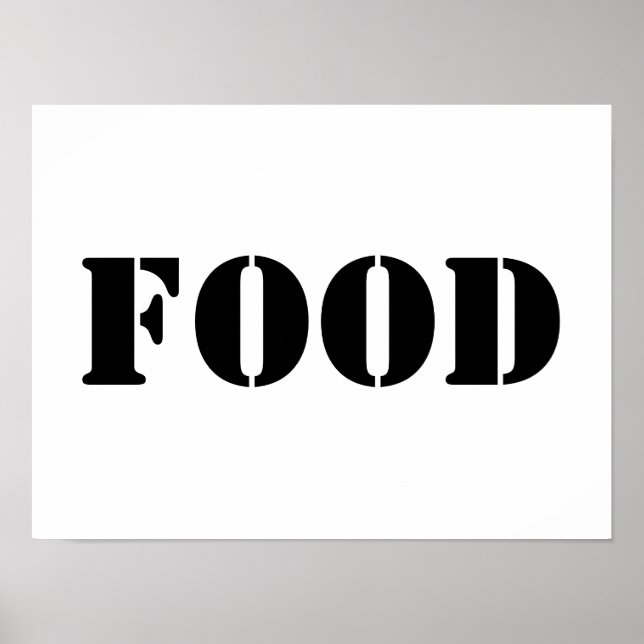 Poster Aliments génériques et boissons Fournitures de fêt (Devant)