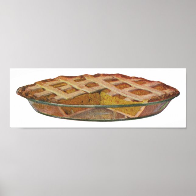 Poster Aliments vintages, Dessert, Thanksgiving Citrouill (Devant)